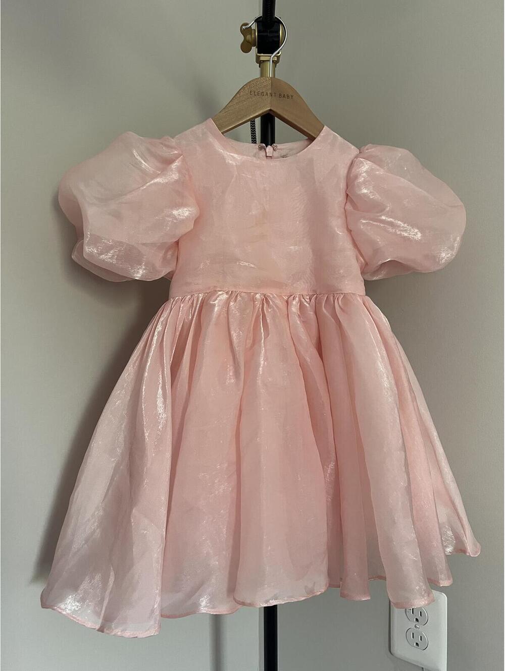 Bardot Junior Girls' Halina Mini Dress, Powder Pink, Size US 4 - Picture 4 of 9